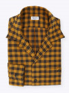 Orange Black Tartan Shirt 