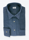 Shirt Corduroy Plain Blue