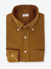 Shirt Corduroy Plain Brown