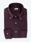 Shirt Corduroy Plain Bordeaux