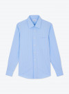 Stripes Blue Poplin Shirt