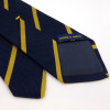 Blue Tie with Yellow Stripes