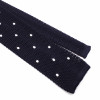 Blue Knitted Silk Tie