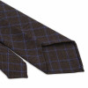 Brown Tie With Blue Luxury Stripes