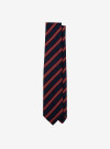 Red and Navy Regimental Tie