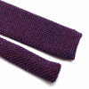 Mix of Purple Knitted Wool Tie