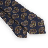 Navy paisley pattern tie