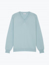 Blue Cotton Cashmere Pullover