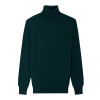 Green Merino Turtleneck Pullover