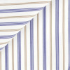 Poplin Stripes Blue Brown