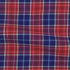 Twill Check Pattern Red Blue