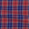 Twill Check Pattern Red Blue