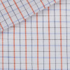 Linen Check Pattern Blue Red
