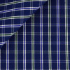 Twill Check Pattern Blue Green