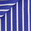 Poplin Stripes Blue White