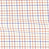 Twill Check Pattern Blue Orange