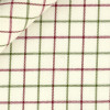 Twill Check Pattern Green Red