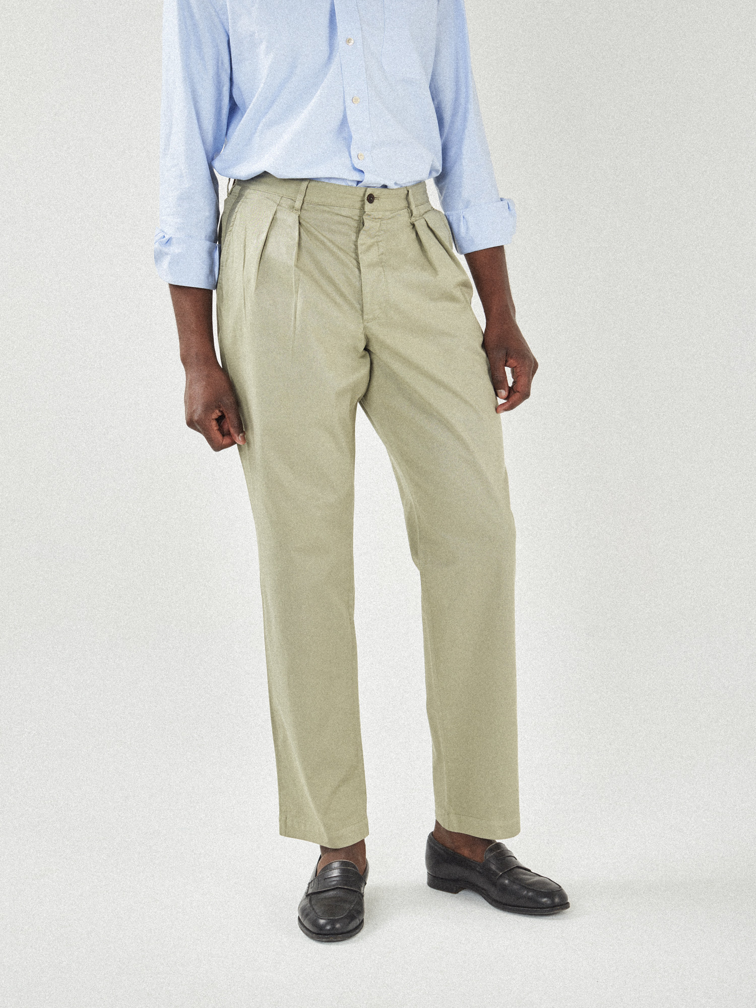 Chino store à pinces