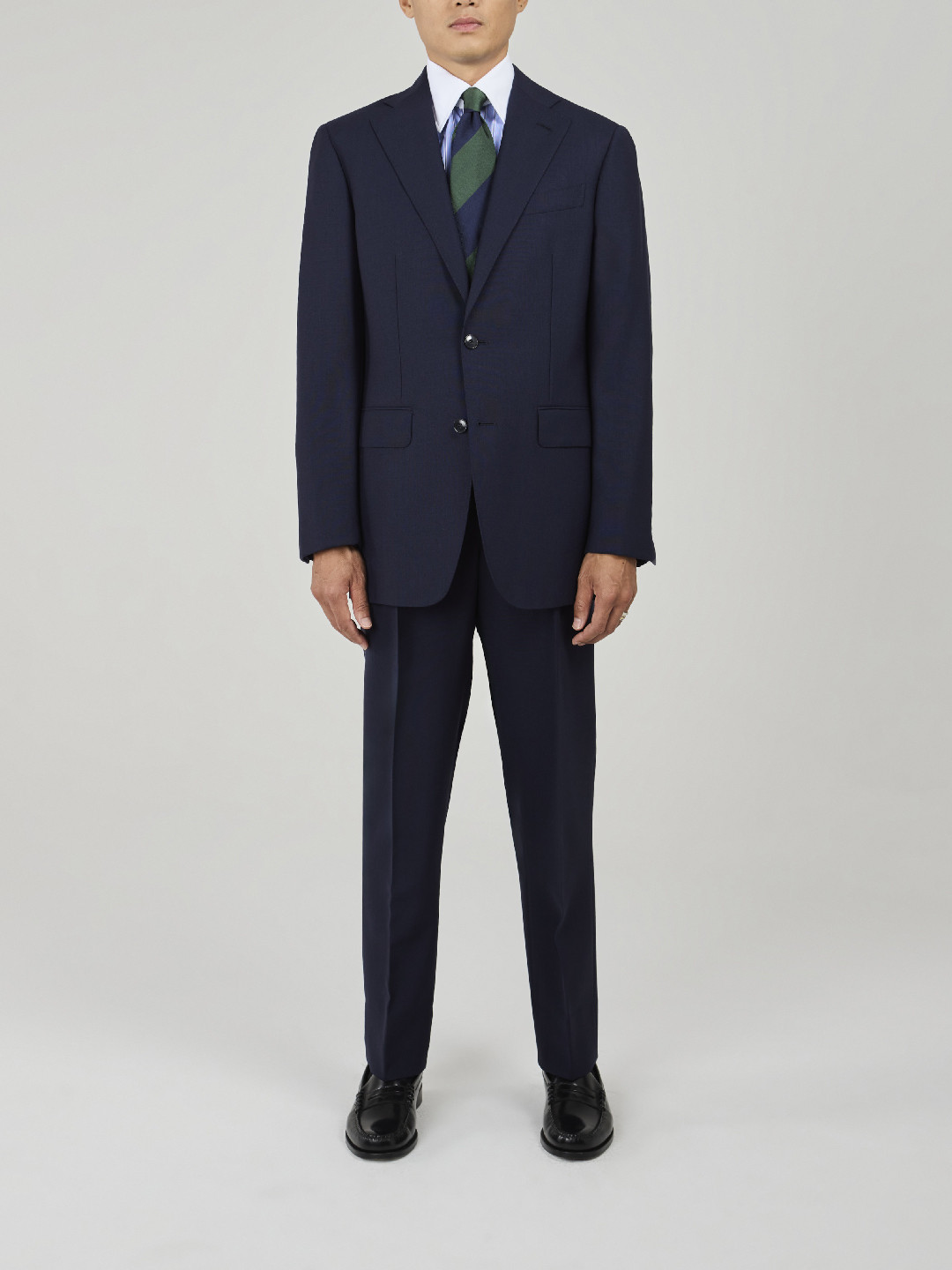 Navy Fresco Suit (Made in italy)