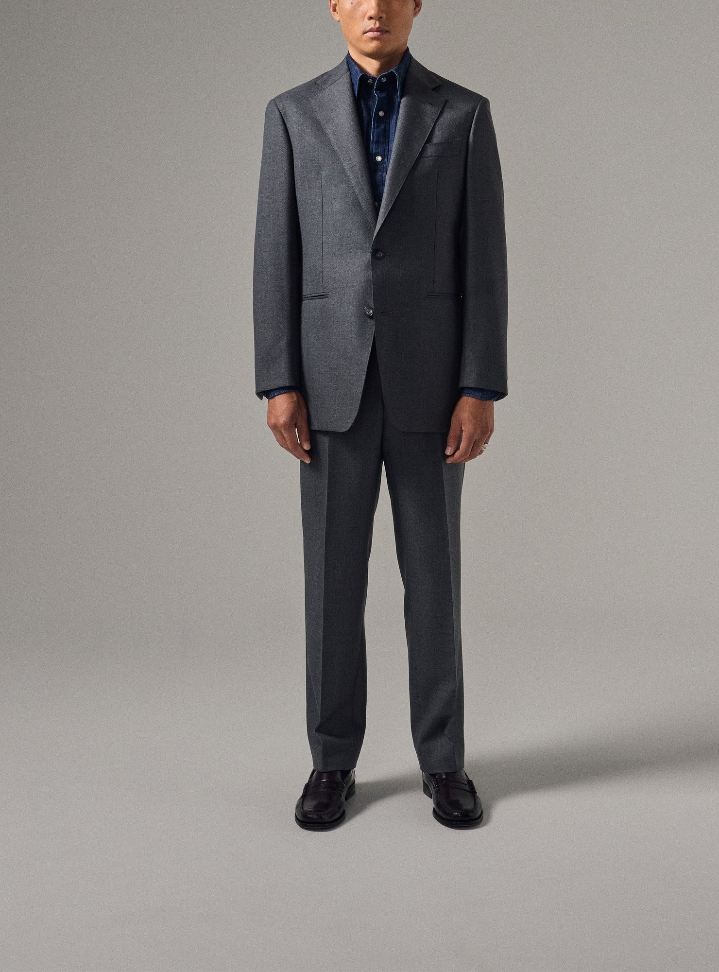 Grey Twill Suit