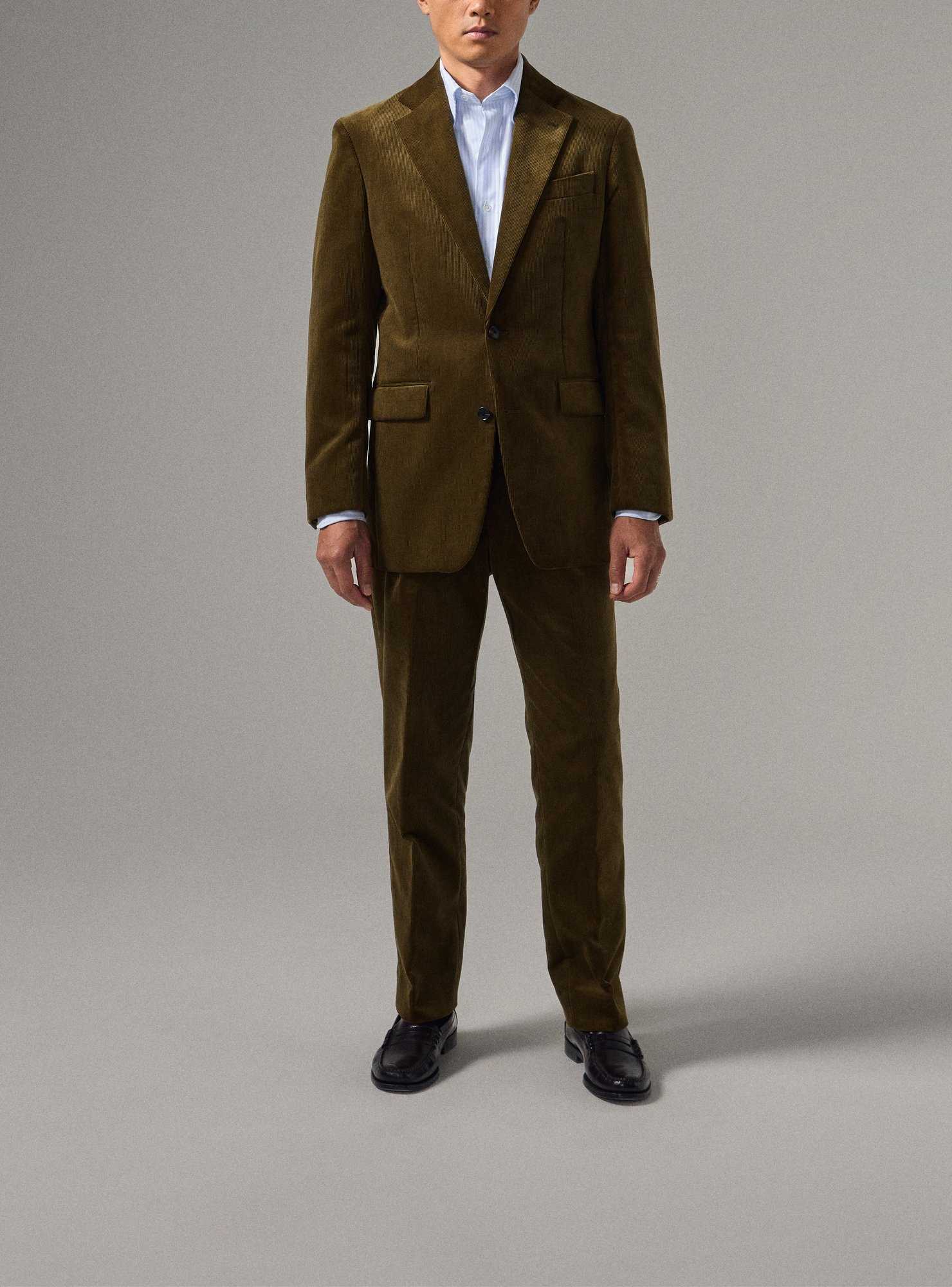 Olive Corduroy Suit