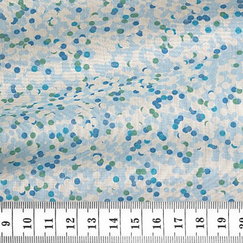 Poplin Pattern Blue Green