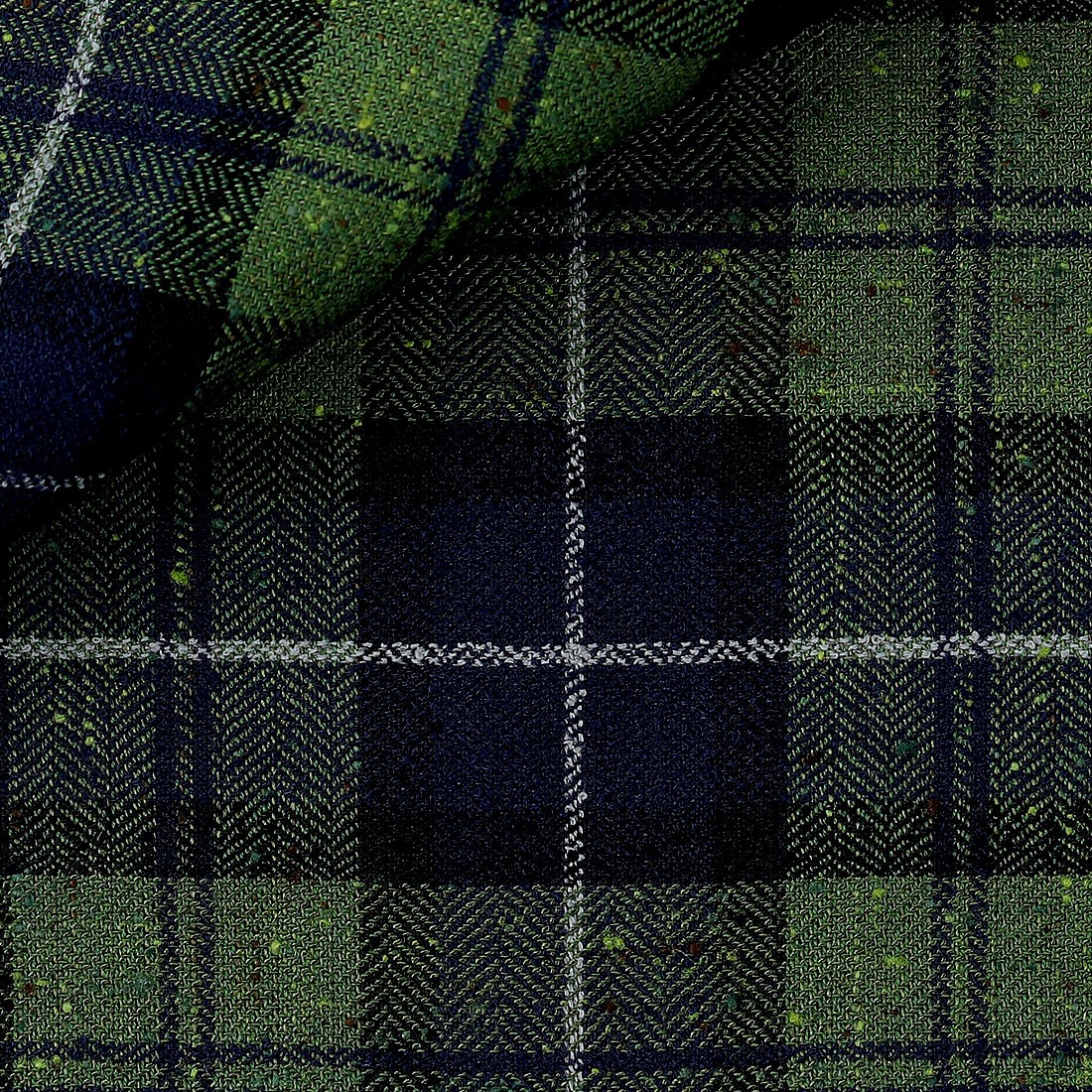 Twill Check Pattern Green