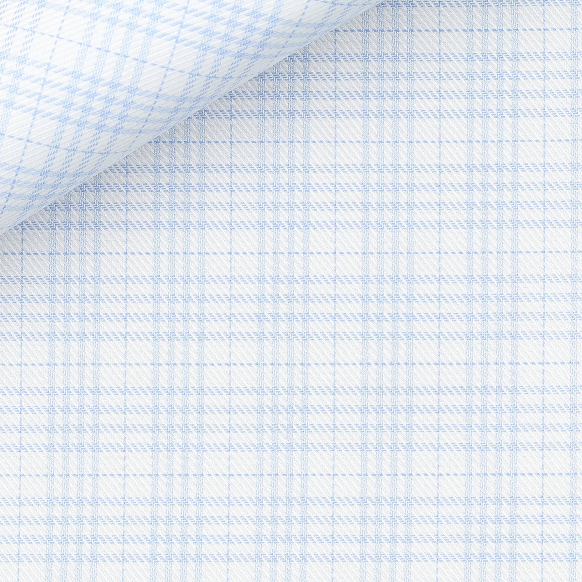 Twill Check Pattern Blue