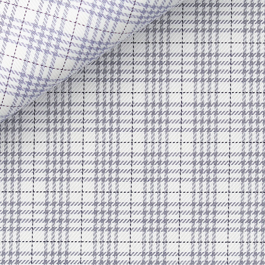 Twill Check Pattern Blue