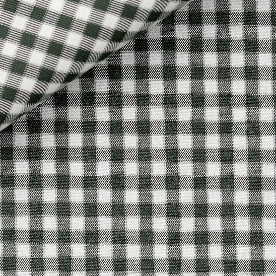 Twill Check Pattern Green
