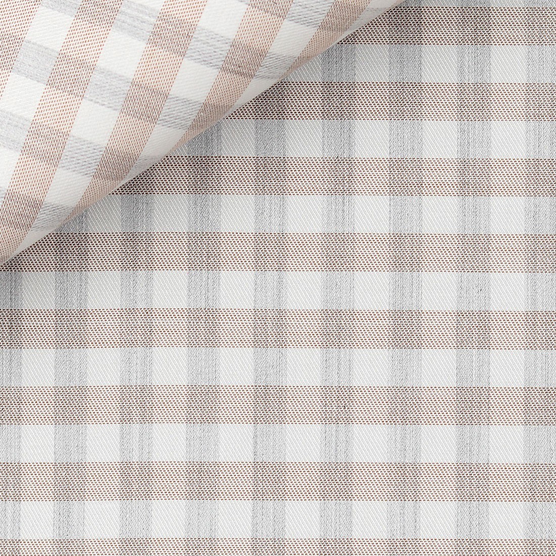 Twill Check Pattern Brown