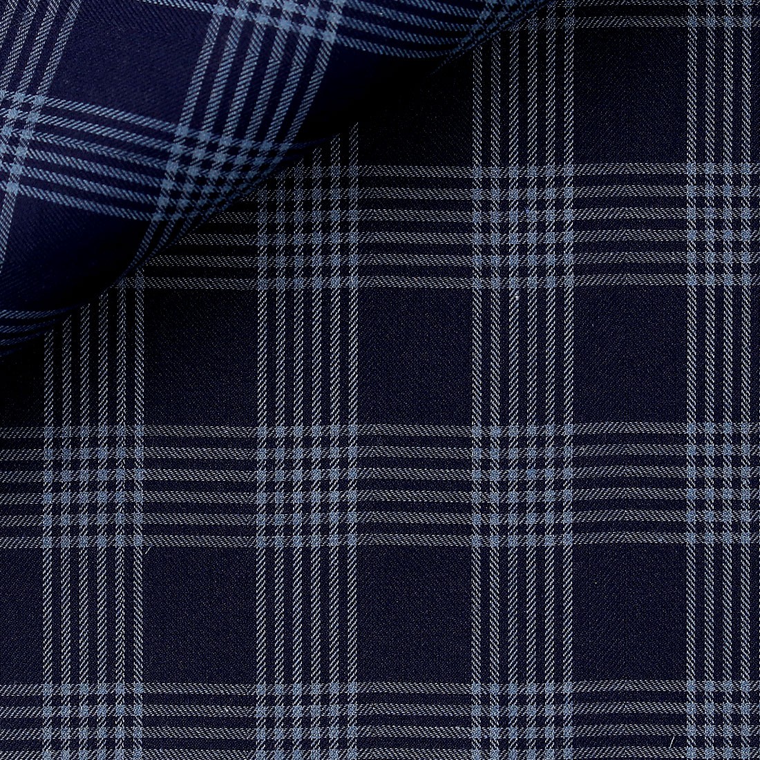 Flannel Check Pattern Blue