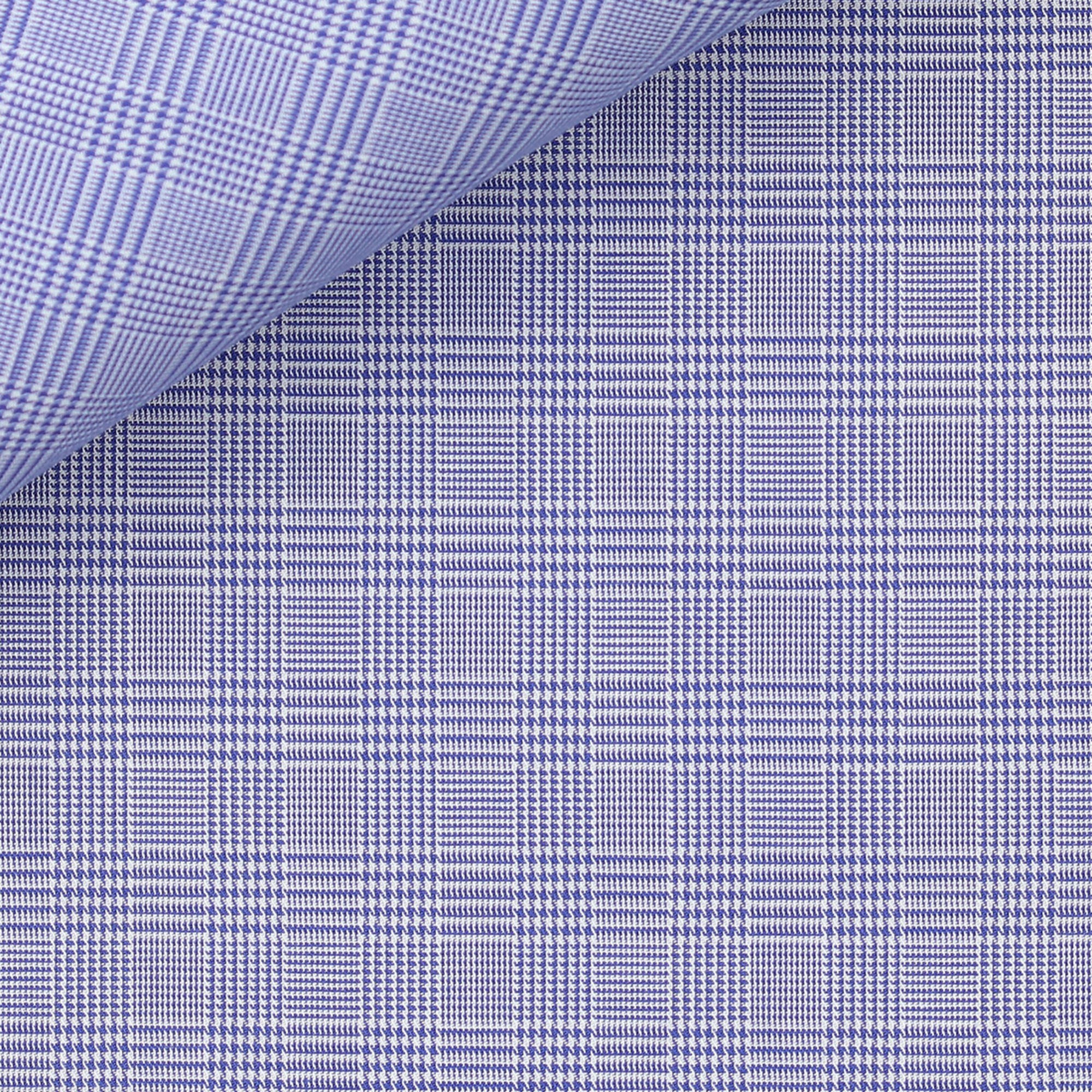 Twill Check Pattern Blue