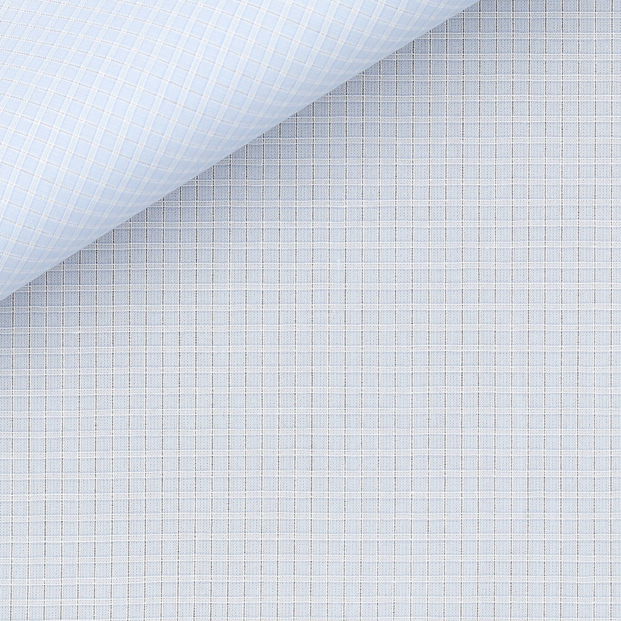 Poplin Check Pattern Blue