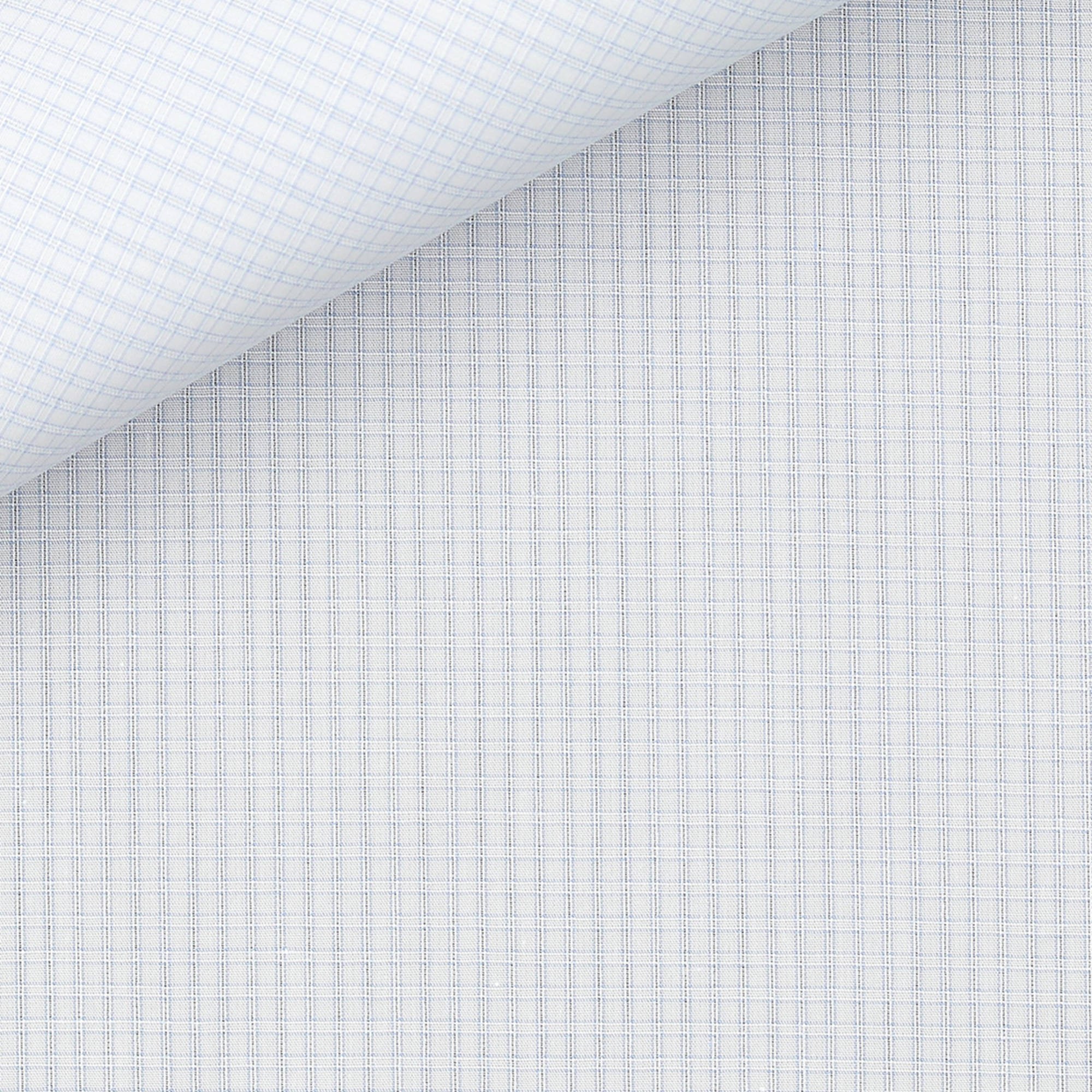 Poplin Check Pattern Blue