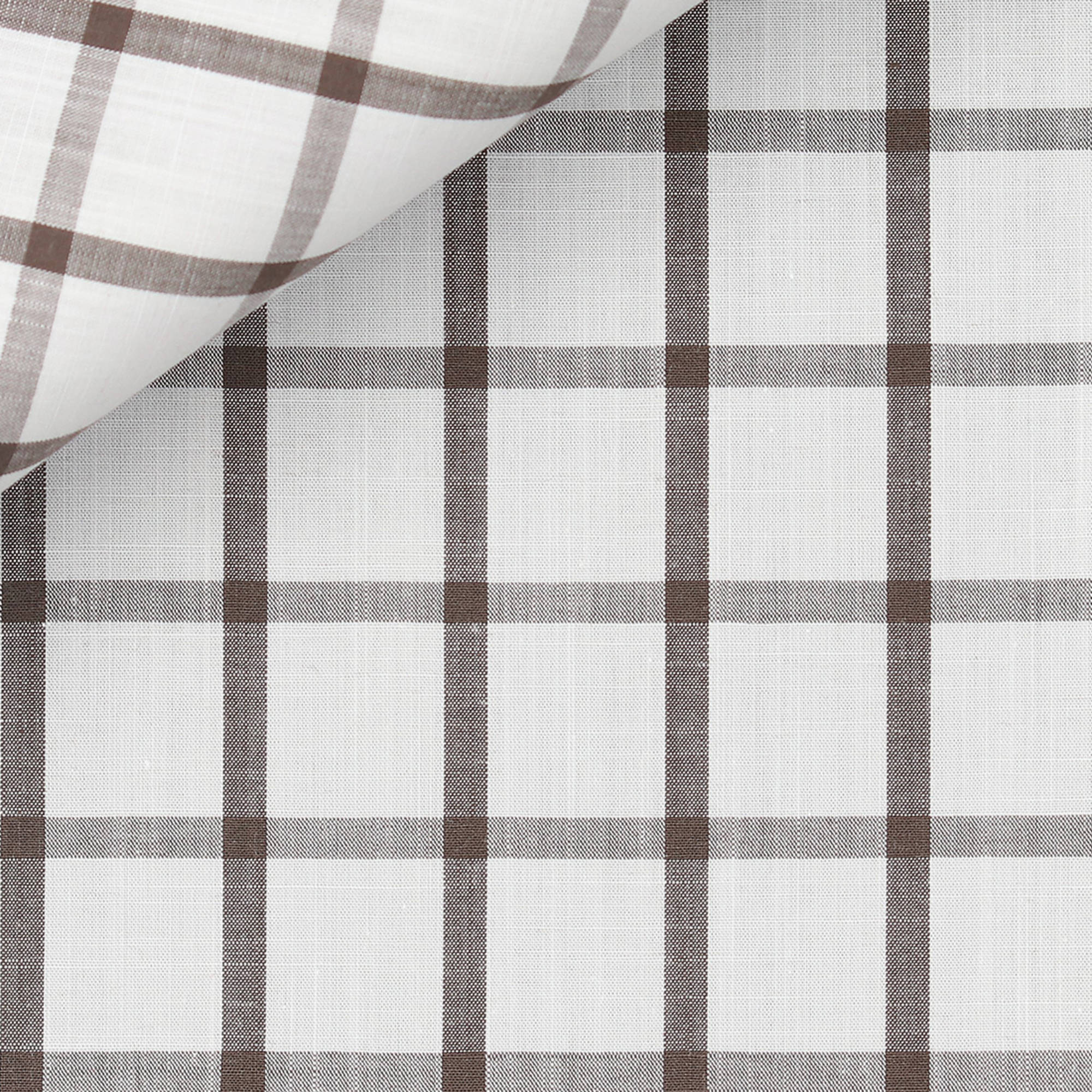 Chambray Check Pattern Brown