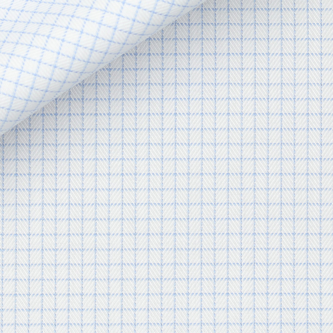 Twill Check Pattern Blue