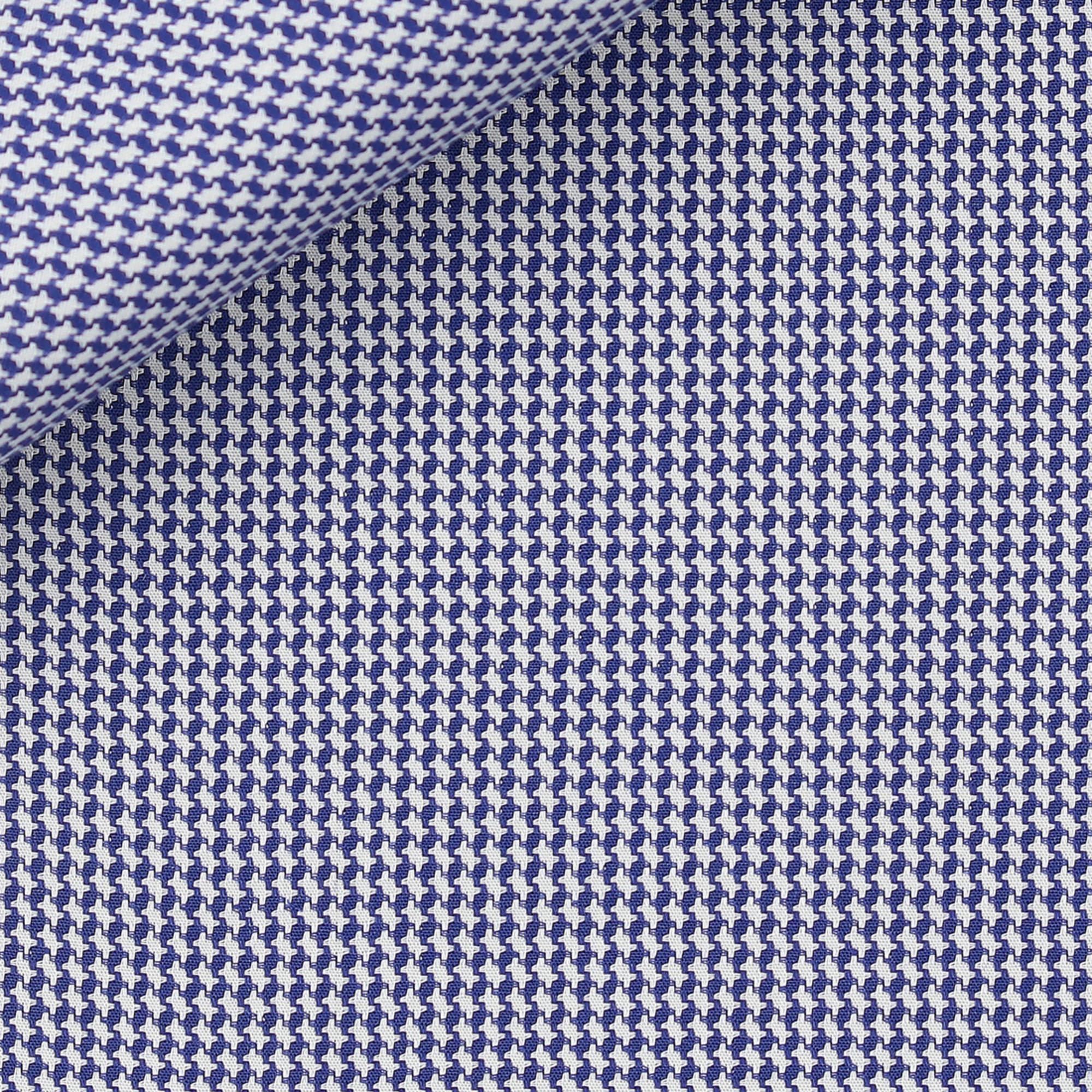 Dobby Check Pattern Blue