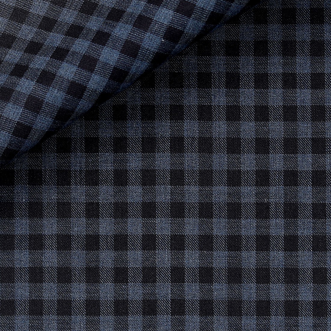 Flannel Check Pattern Blue