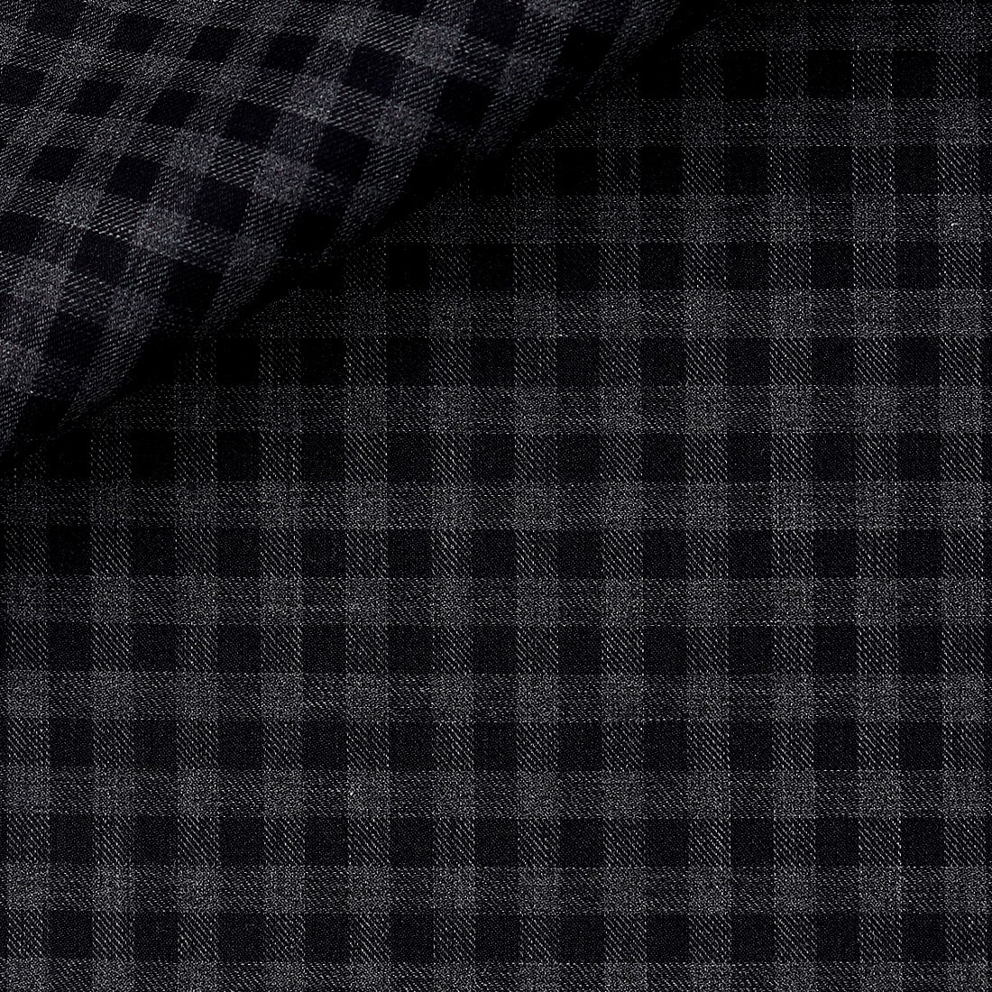 Flannel Check Pattern Black