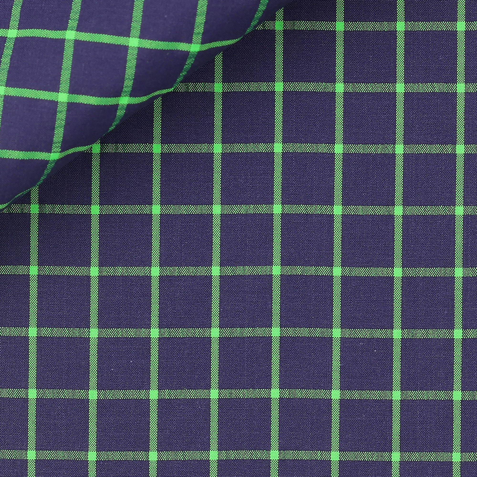 Oxford Check Pattern Green