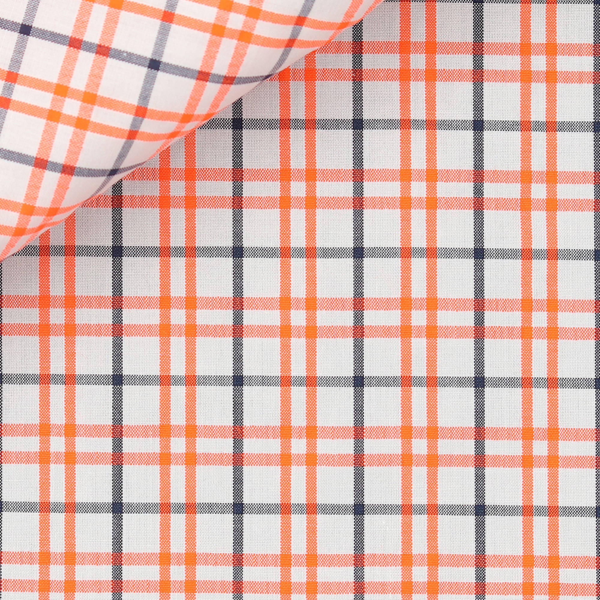 Oxford Check Pattern Orange
