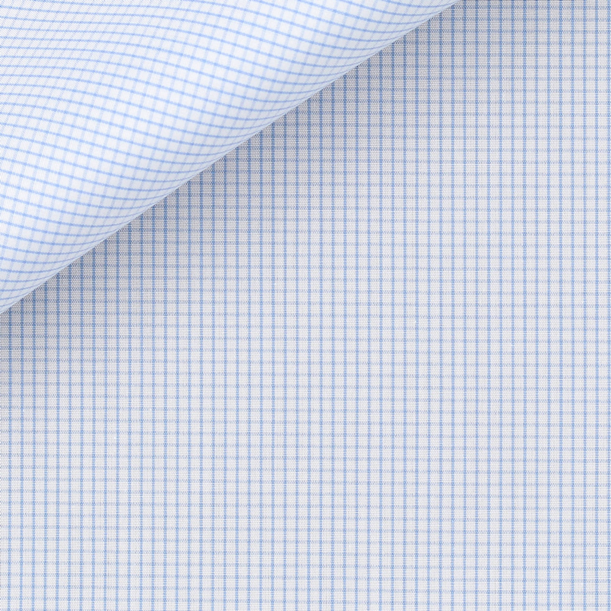 Poplin Check Pattern Blue