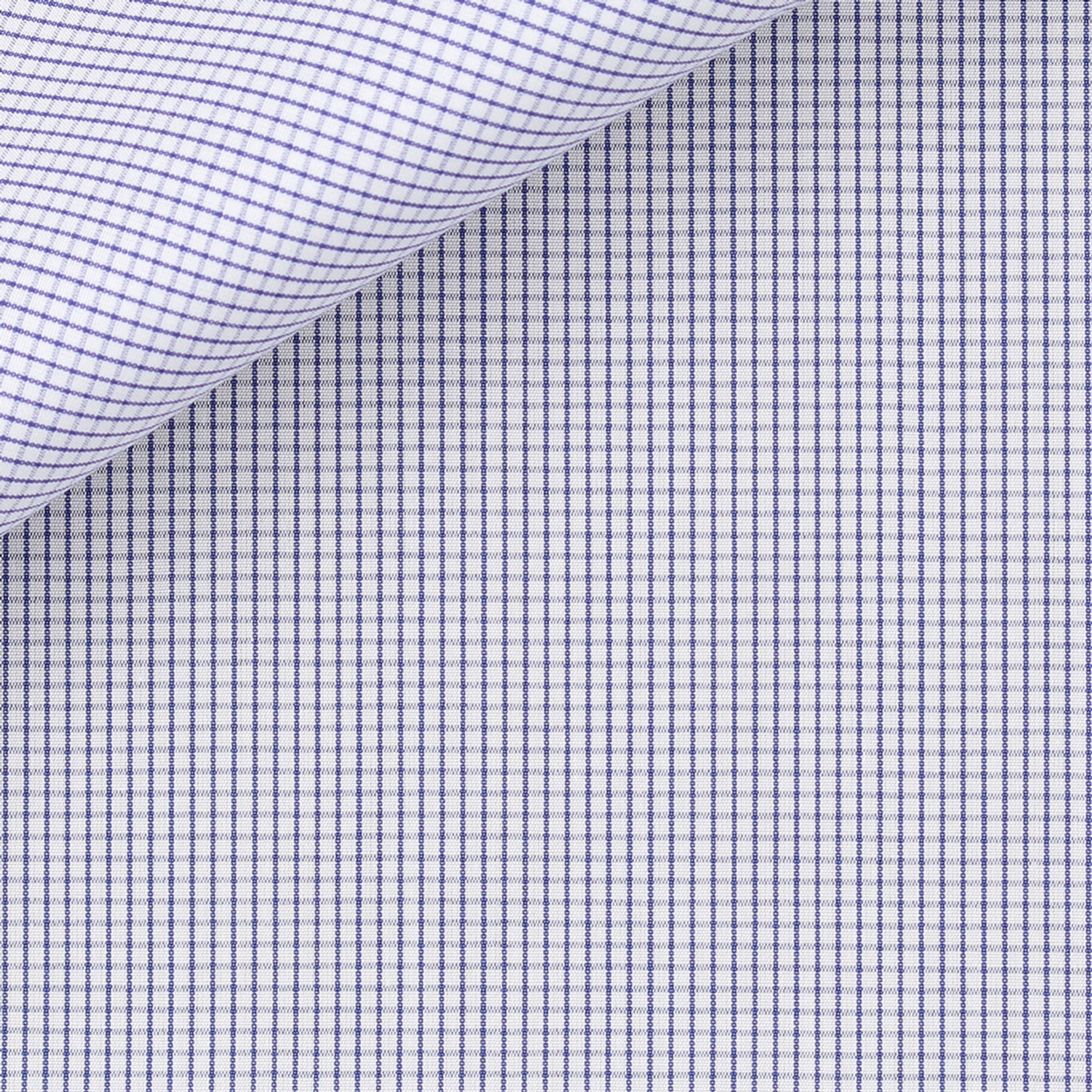 Poplin Check Pattern Blue