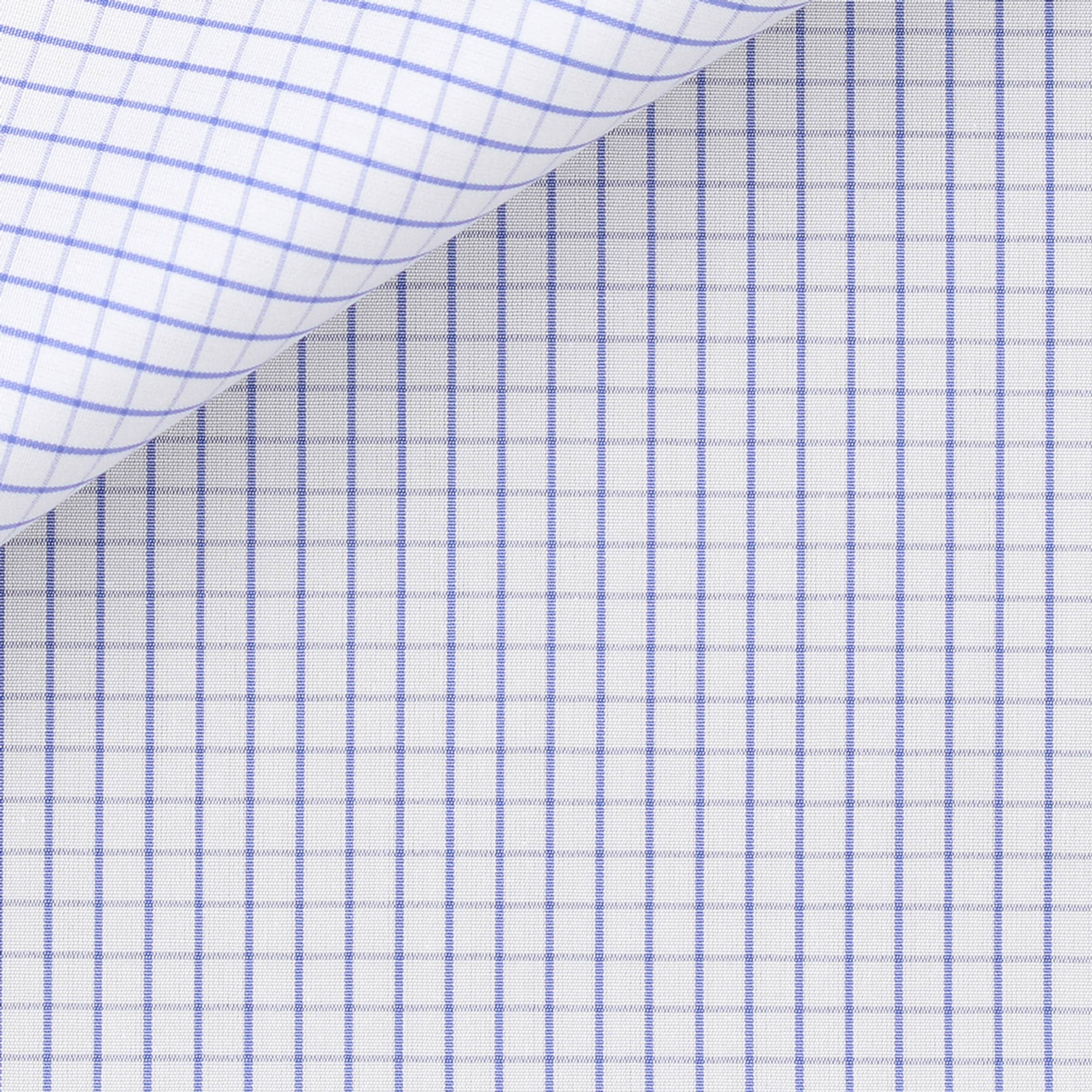 Poplin Check Pattern Blue