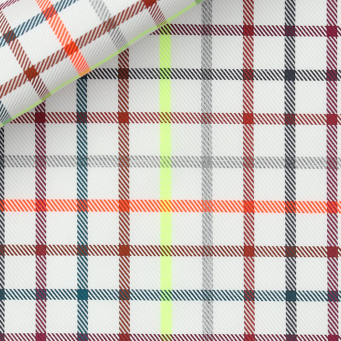 Twill Check Pattern Brown