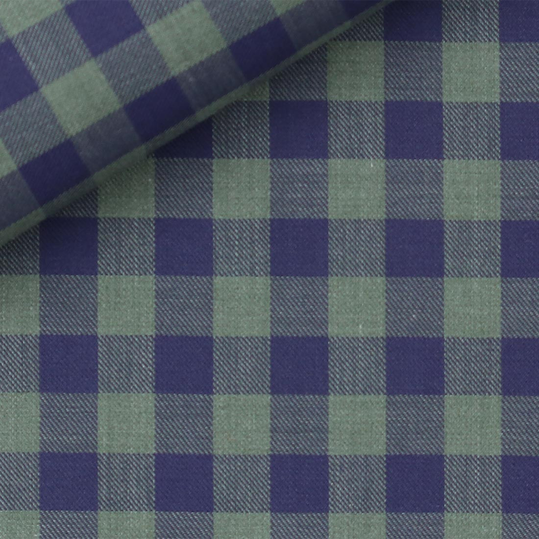 Twill Check Pattern Green