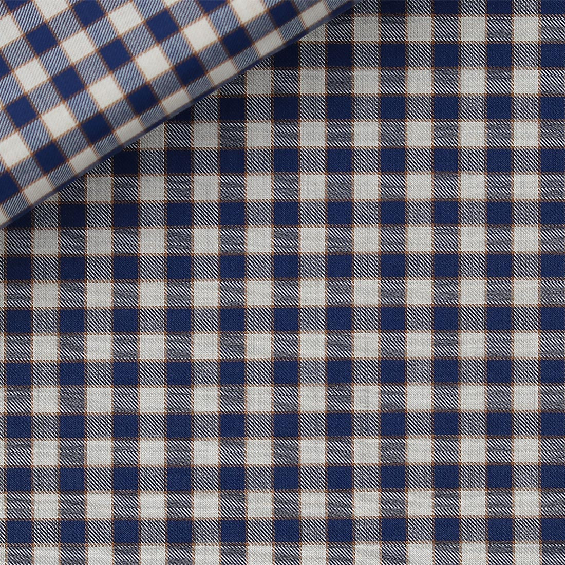 Twill Check Pattern Blue