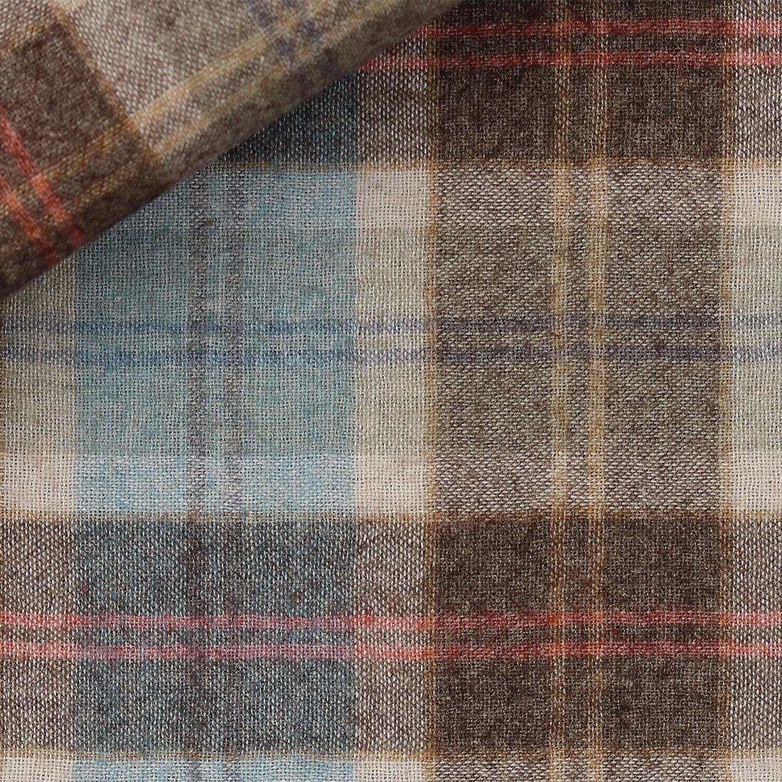 Linen Check Pattern Brown