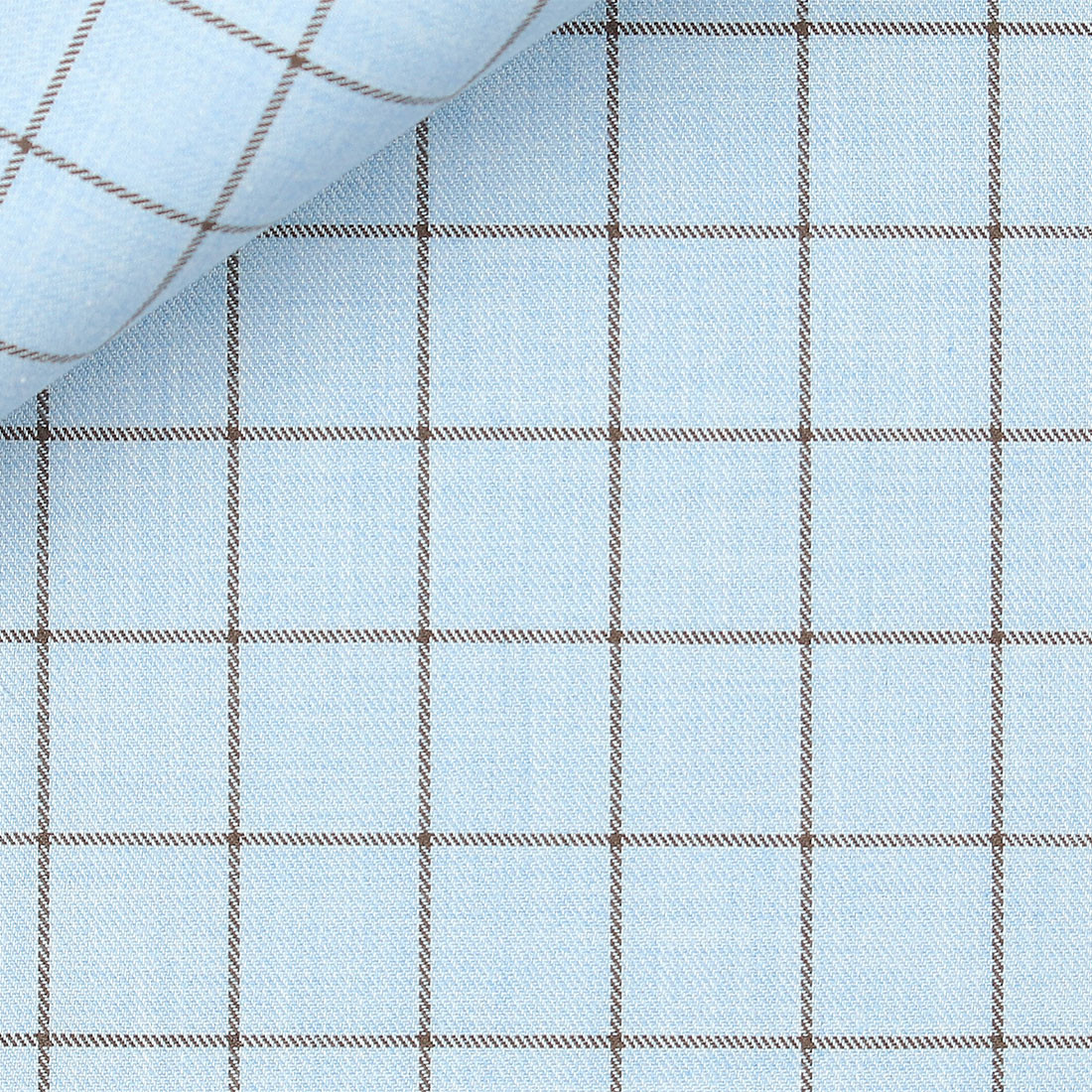 Twill Check Pattern Blue